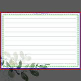 Eucalyptus Bridal Shower Recipe Cards