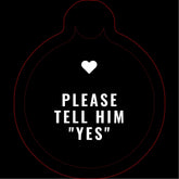 Please Tell Him Yes Marriage Proposal Pet ID Tag