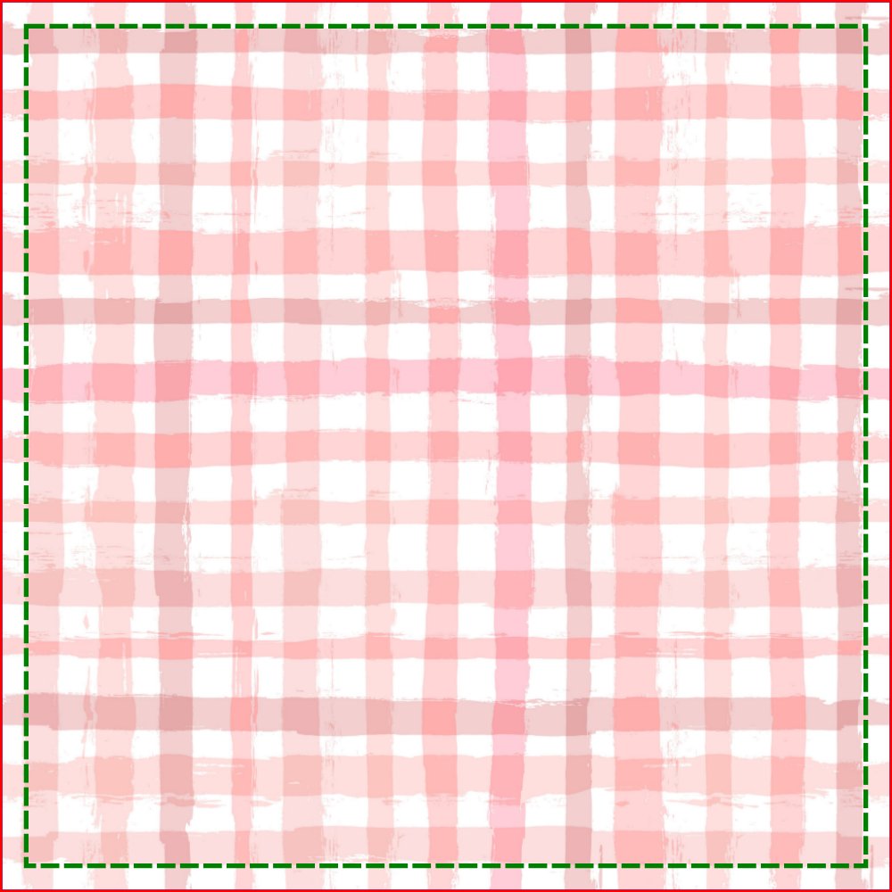 Strawberry Party Napkins | Gingham Napkins