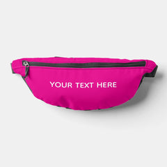 Creat Your Own Megenta Invitation Postcard Fanny Pack