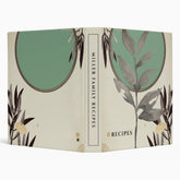 Recipes | Modern Watercolor Leaves | Mint 3 Ring Binder
