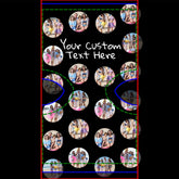 4 Photo Collage and Text Custom Personalized Socks