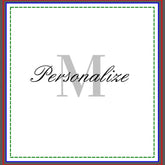 Elegant custom name monogram black and white shower curtain
