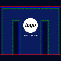 Logo Text Promotional Business Navy Blue Duffle Bag