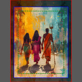 Painting Hanging Tapestry
