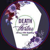 Death To My Thirties Floral 40th Birthday Party Paper Bowls