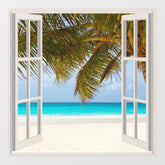 Create your own window view wall decal