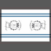 Blue Vintage Style French Sack with Custom Name Kitchen Towel