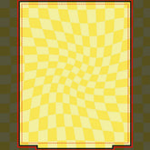 Retro Yellow Checks Warped Checkered Y2k Dorm Room Duvet Cover