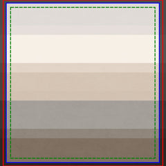 Chic Taupe, Cream and Gray striped shower curtain