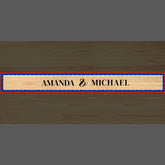 Wedding Names and Date Personalized Fast Four