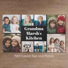 Custom Collage 8 Photo - Grandma's Kitchen Rug