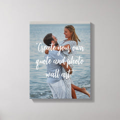 Create Your Own Custom Quote On Picture Canvas Print