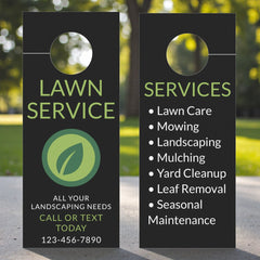 Landscaping & Lawn Service Professional Door Hange Hanger