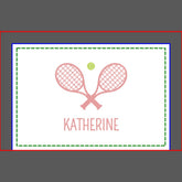 Personalized Tennis Player Custom Name Tennis Accessory Pouch