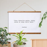 Create Your Own Quote Hanging Tapestry
