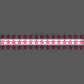 Fun Hot Pink Stars Pattern Black Pet Leash