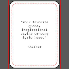 Create Your Own Quote Magnet