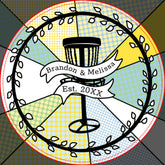 Disc Golf Personalized Couple Established Date