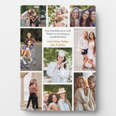 Custom Friends Collage Friendship Quote Photo Plaque