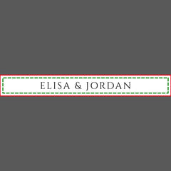 Personalized Elegant Modern Minimal Custom Wedding Topple Tower
