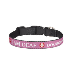 Deaf pet DIY pink Collar
