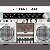 Vintage Retro Boombox Personalized Name Lunch Box
