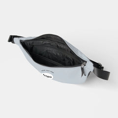 Round Logo Text Promotional Business Blue Fanny Pack