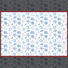 Seashells Paper Placemats, Coastal Beach Party Mat