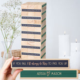 Always be There to Pick You Up Vintage Names Topple Tower