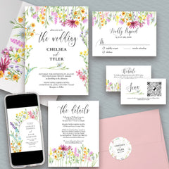 Wildflower Wedding Garden Party Game Fast Four