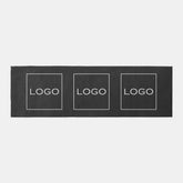 Custom Corporate Business Large Square Logo Black Runner