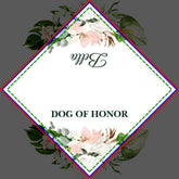 Dog Of Honor | Floral Dog in Wedding Pet Bandana