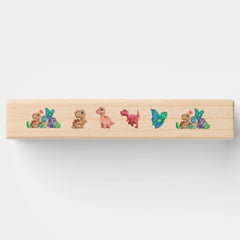 Child Birthday Personalized Dinosaur Topple Tower