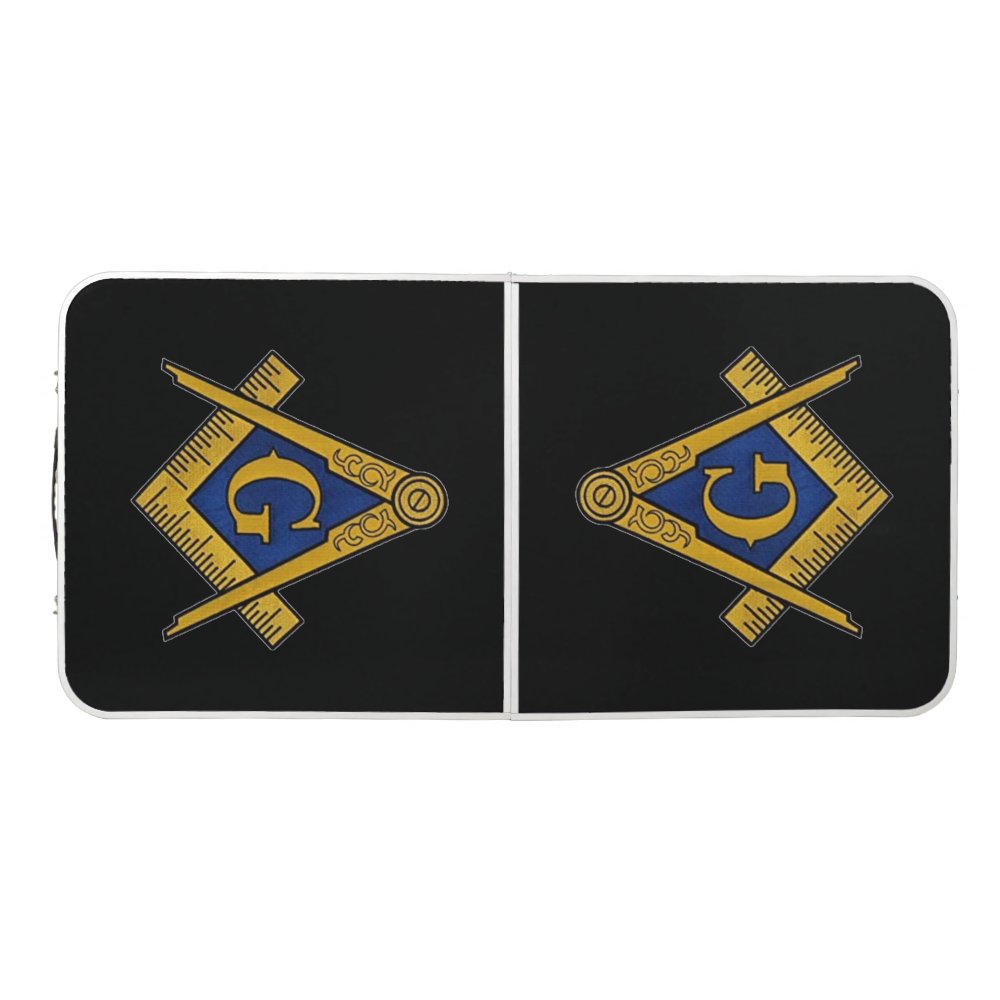 Freemason Party BBQ Masonic Freemasonry Beer Pong Table