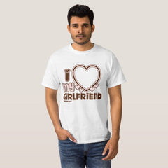 I Love My Girlfriend Custom T-shirt