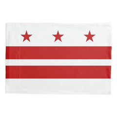 Patriotic Single Pillowcase flag of Washington DC