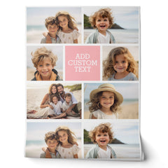Create Your Own Photo Collage - 6 photos Monogram Wallpaper