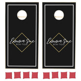 Personalized Custom Business Logo Company Event Co Cornhole Set