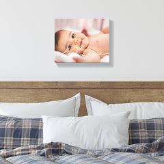 Modern handwritten script Believe Canvas Print