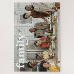 Our Love | Family Name Photo Jigsaw Puzzle