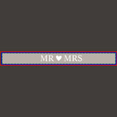 Custom Heart Giant Fast Four Wedding Lawn Game