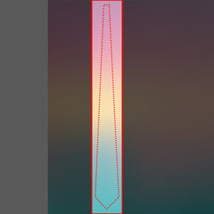 Soothing Ombre Gradient Neck Tie