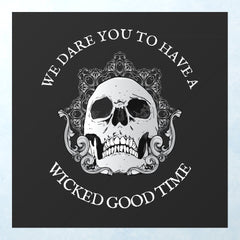 Gothic Skull Halloween Wall Decal