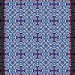 Portuguese blue tile espadrilles