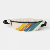Retro Stripes Monogram Fanny Pack