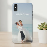 Personalized Wedding Photo and Name Case-Mate iPhone Case
