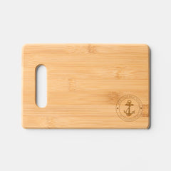 Nautical Anchor Boat Name Custom Engraved Cutting Board