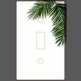 Tropical Palm Tree Leaf Elegant Summer Tropics Light Switch Cover
