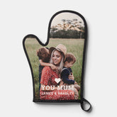 Love You Mum Custom Photo Mother's Day Gift Oven Mitt